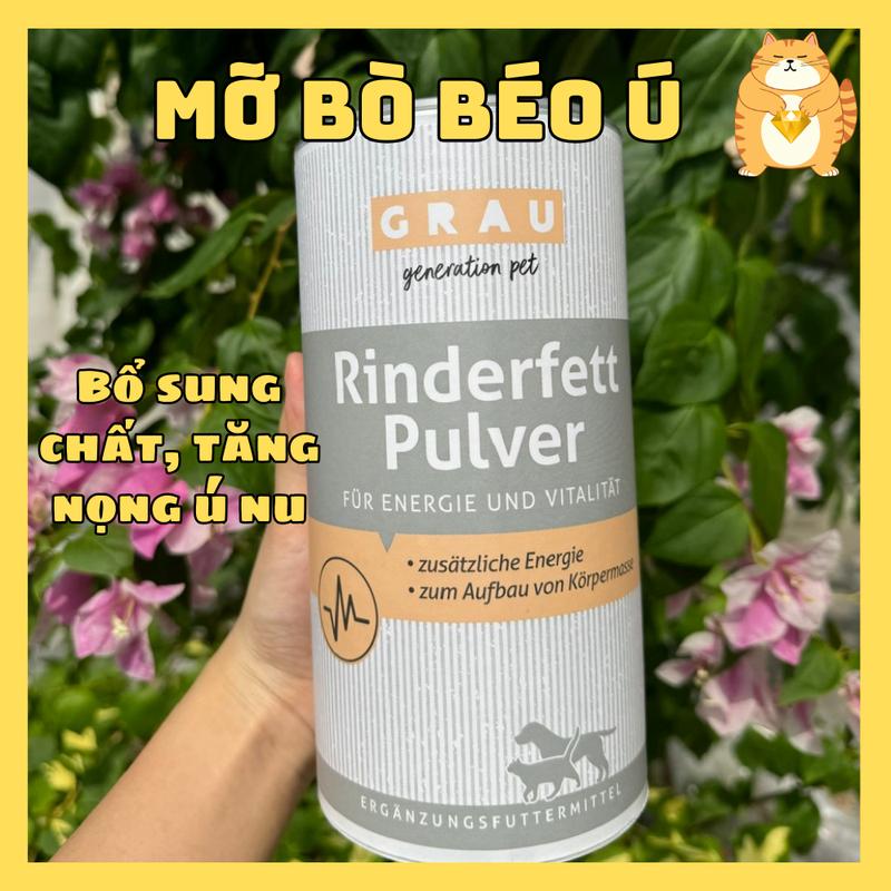  Mỡ Bò tăng nọng giúp chó mèo ăn nhiều béo ú 