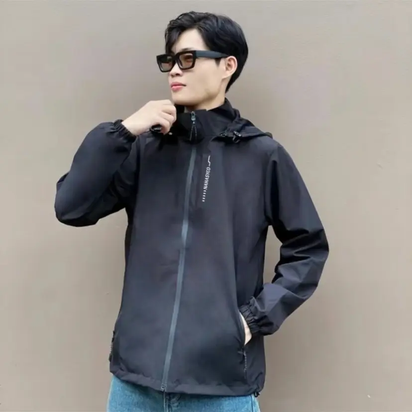 Áo khoác gió nam 2 lớp nano tráng bạc,lót lưới chống nước chống bụi - Menswear - Jacket