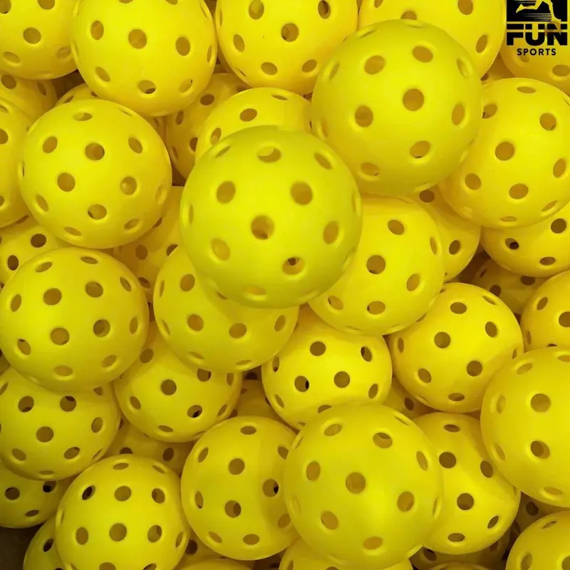 Bóng Pickleball Thi Đấu Tiêu Chuẩn Bóng Tập Luyện Ngoài Trời 40 Lỗ Độ Bền Cao Độ Ổn Định Fun Sports 3