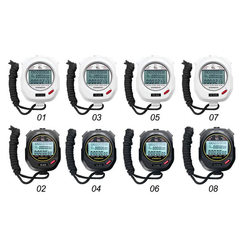 Handheld Digital Stopwatch Chronograph Sports Training Timer Stop Watch 1