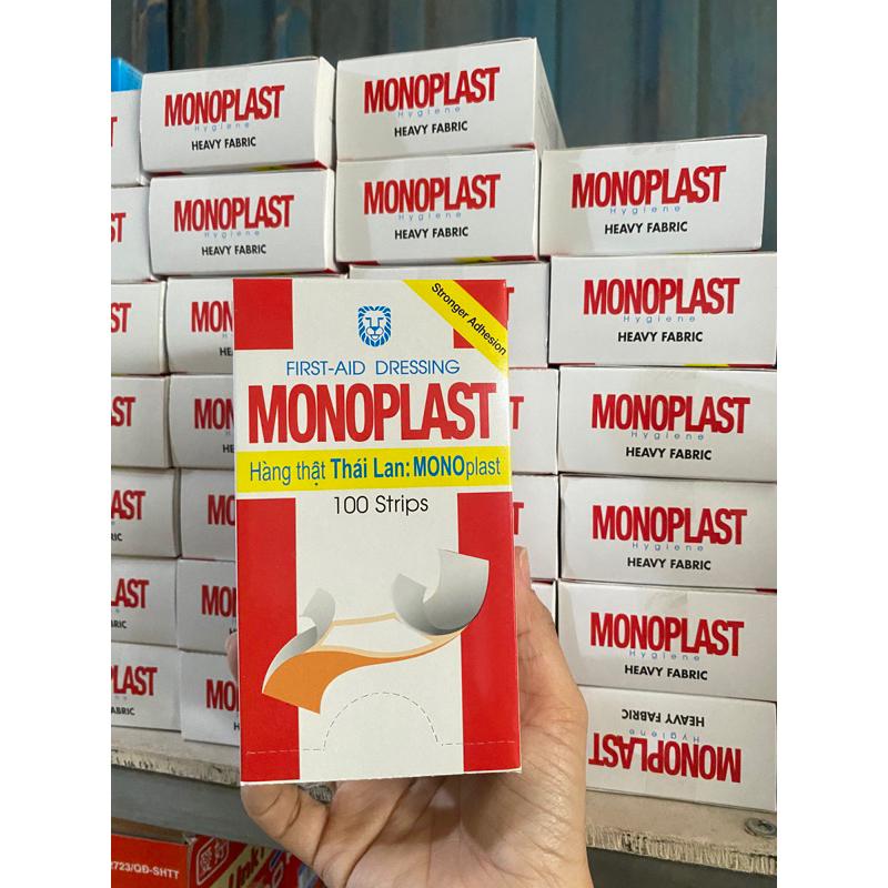(Hộp 100 miếng) Băng keo cá nhân Monoplast