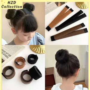 Pembentuk Rambut Bulat Anak Wanita Sanggul Hairdini Hairbun Maker Cepol Donat Praktis HZD AR10