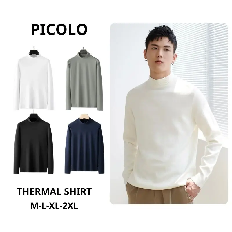 [ Mã 01 ] combo 3-4 áo thun giữ nhiệt lót nỉ cổ cao nam nữ Menswear aogi  unhiet