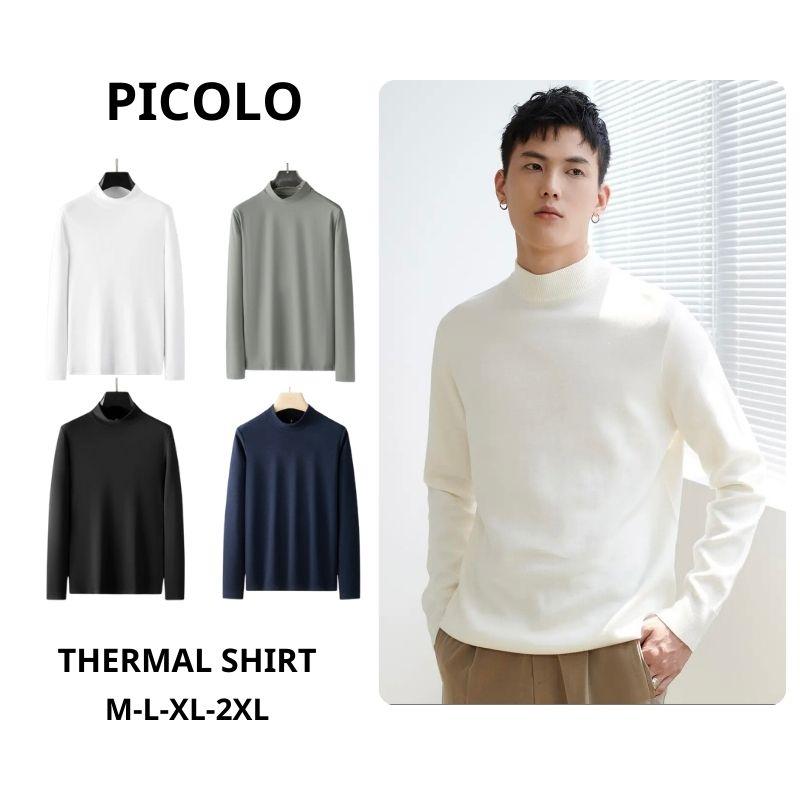 combo 3-4 áo thun giữ nhiệt lót nỉ cổ cao nam nữ Menswear aogi  unhiet