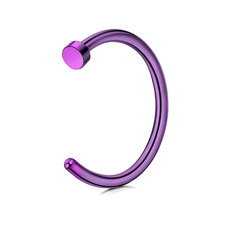 Product Introduction of Stainless Steel Personality No-Punch Lip Ring C-Shaped Non-Piercing Fake Lip Stud Unisex Nose Ring Ear Clip Lip Clip Piercing Jewelry 11