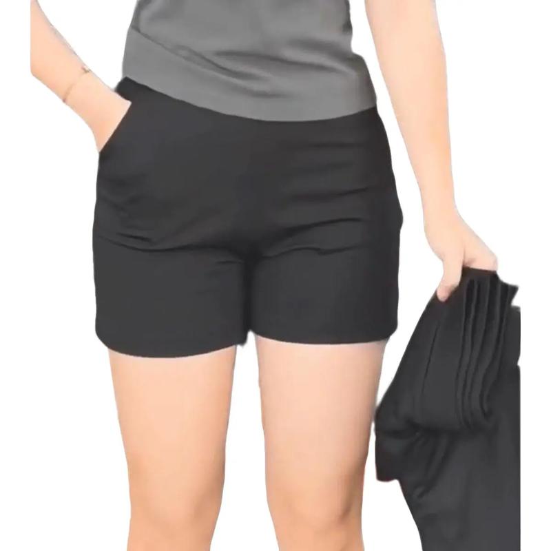 Bộ 3 Quần Đùi có túi Chất Umi Thường Nữ Đủ Size Từ 35-90kg Thu Sun Shopp Women Pants Thun