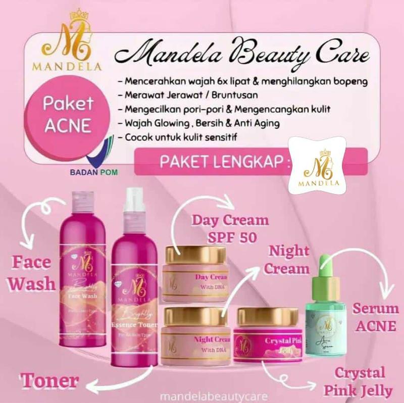 Product Introduction of Skincare MBC Mandela Beauty Care Paket Lengkap Isi 6 Kulit Kering Kulit sensitif Semua Jenis Kulit 2