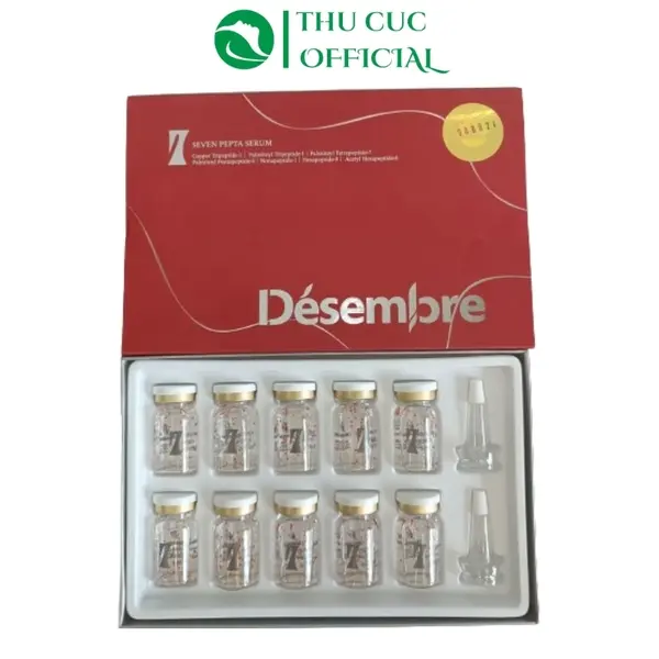 Tế bào gốc phục hồi Desembre Seven Pepta hộp 10 lọ * 7ml - Tăng sinh Collagen, Tái tạo da