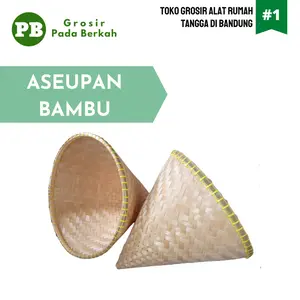 Aseupan Anyaman Bambu Kerucut Kukusan Nasi Tumpeng