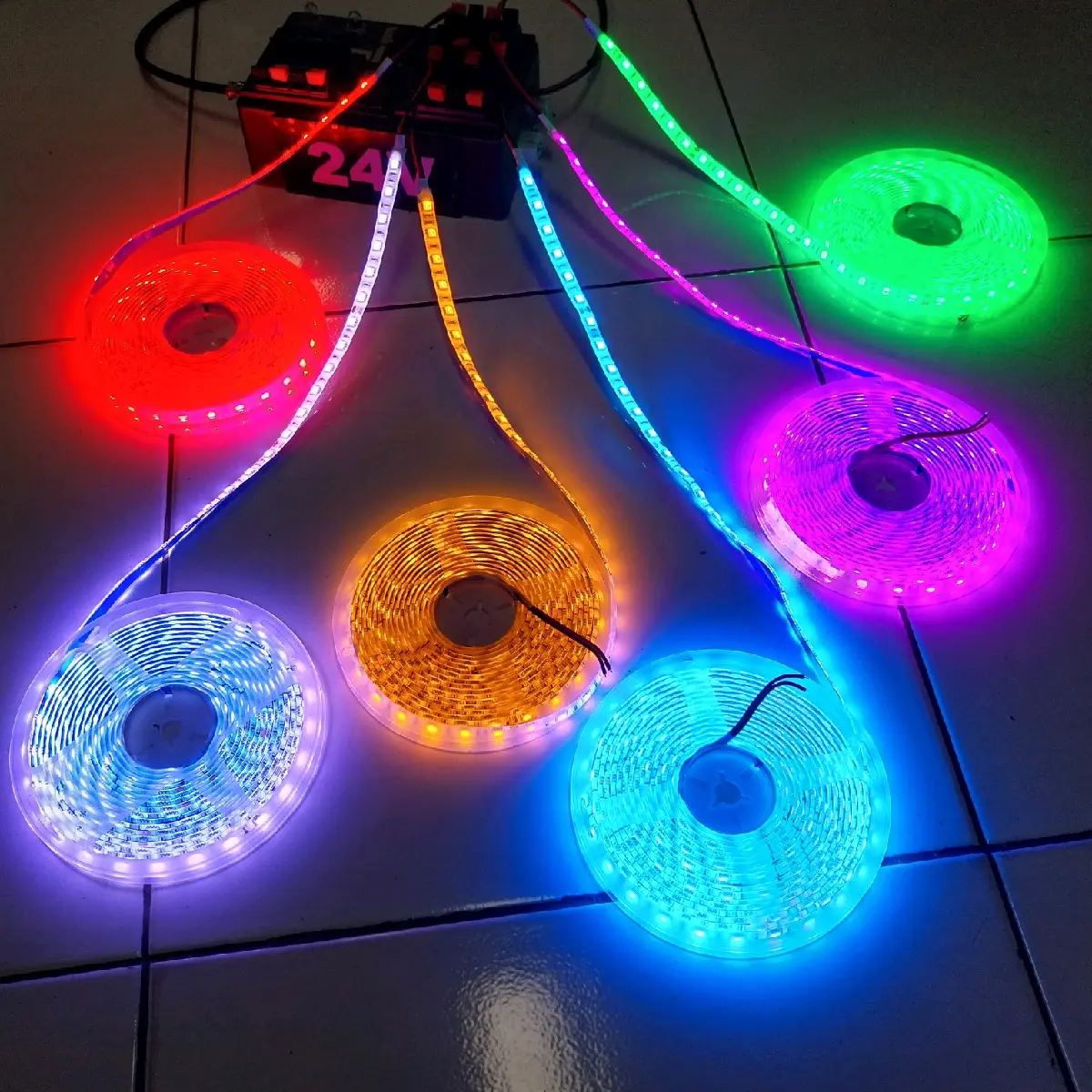 Led Strip 5050 24v gell RGB