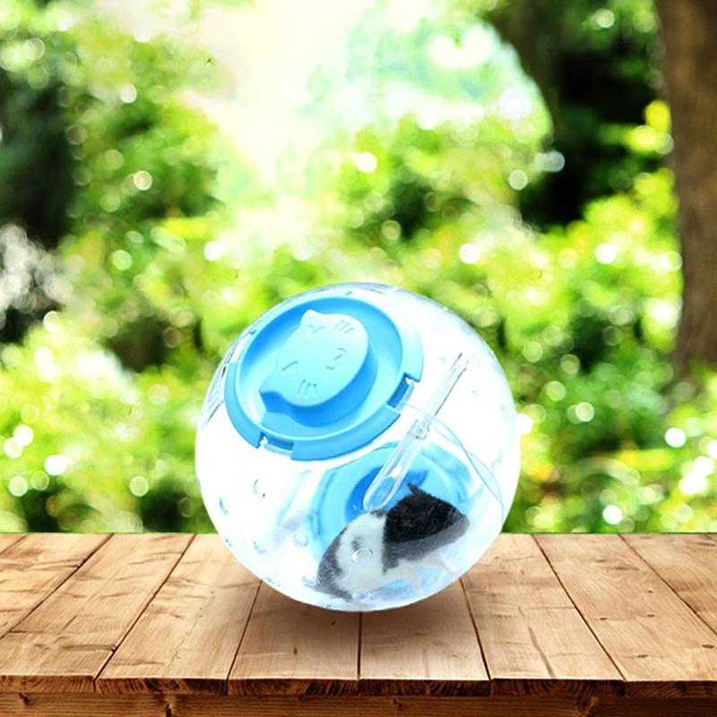 Product Introduction of Hamster Toy Ball Transparent Rolling Ball Plastic Silent Wheel Toy Running Pet P9W7 33