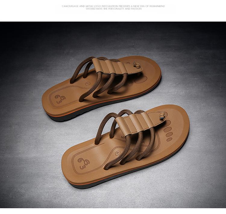 Product Introduction of Summer New Sandals, Men's Anti slip Outer Wear EVA Slippers, Men's Leisure Beach Flip Flops 22