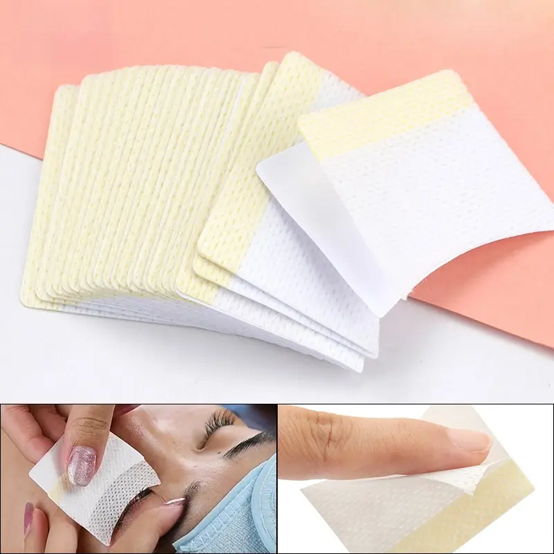 40 Pcs/Bag Of Cotton Disposable Eyelash Extension Patches Stickers for Eyelash Removal Eye Mask Makeup Tool Patches Pack Cosmetic