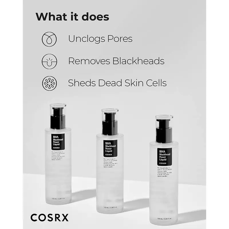 COSRX BHA Blackhead Power Liquid 100 Ml - Toner Eksfoliator Untuk Komedo Hitam(Essence Untuk Blackhead) - Skincare 2
