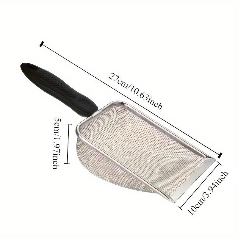 Stainless Steel Pet Litter Scoop, Efficient Litter Scoop for Easy Dog and Cat Waste Removal, Durable and Easy To Clean Design for Long-lasting Use 1