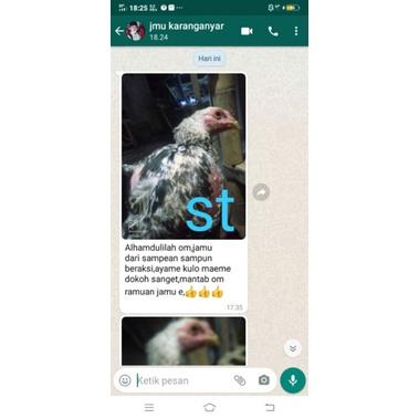 Sekartaji Jamu Nafsu Makan Ayam Dan Cacingan 6