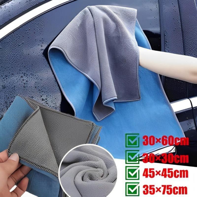 Detailing Rags Car Cleaning Towel Detailing Wiping Rags Microfiber Double-sided Super ...