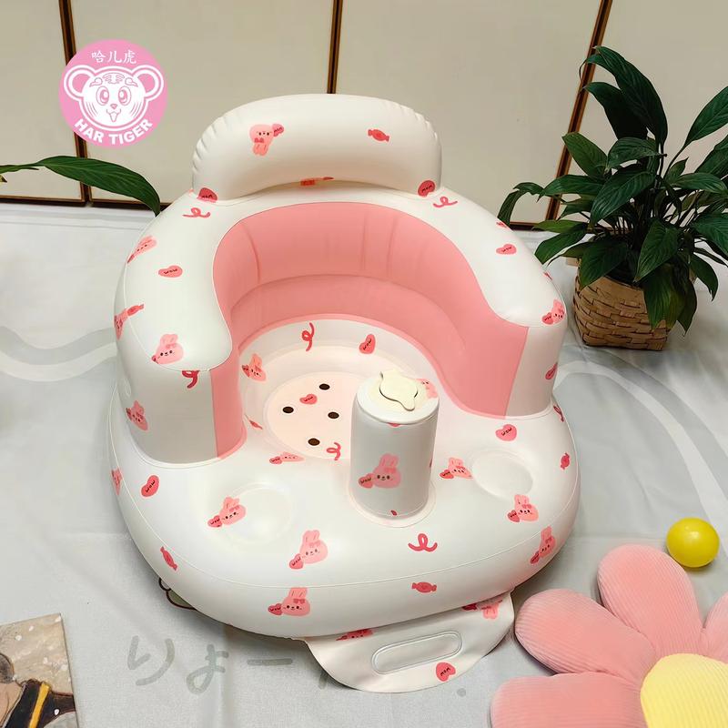 Cute bear baby training chair with pump in mother and child 0
