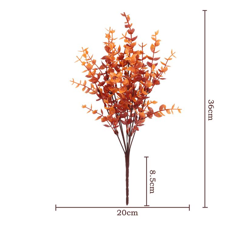 Product Introduction of Artificial Fall Flowers Outdoor UV Resistant Greenery Shrubs Plant for Thanksgiving Festival Wedding Home Decoration Fake Flower 13