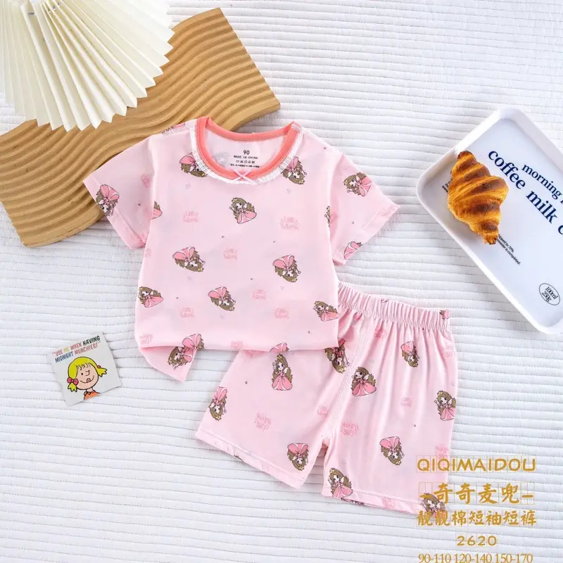 (10-19kg) Bộ xuất Hàn mát lịm bé gái - 3 màu