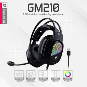 dbE GM210 7.1 Virtual Surround Gaming Headphone Bass Headset
