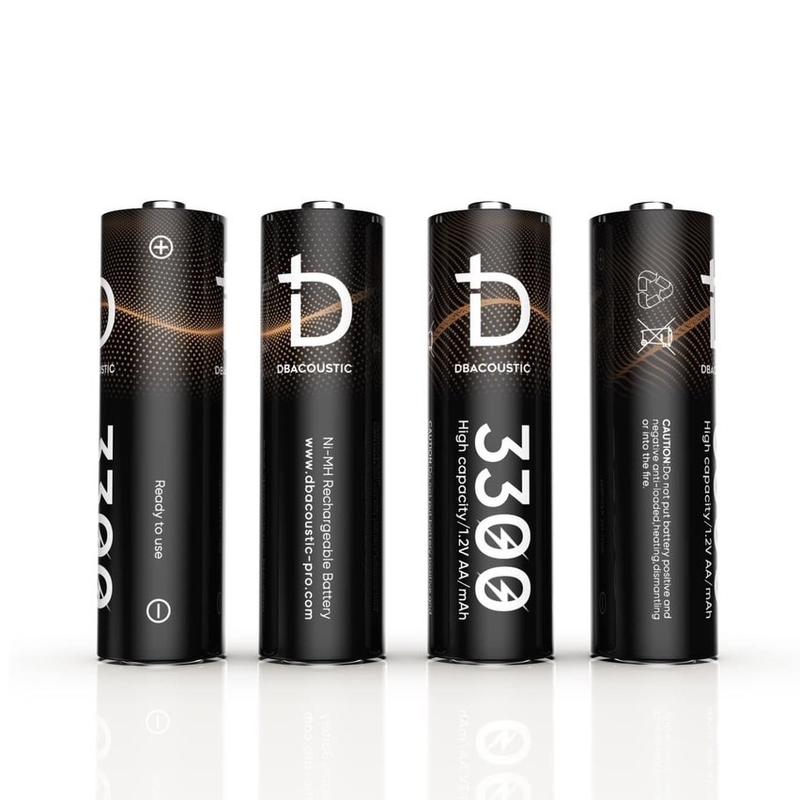 Bán lẻ 4 quả pin sạc DBacoustic dung lượng lớn 3300mAh