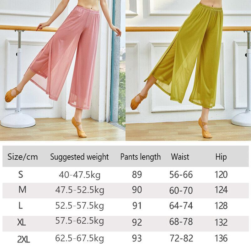 Quần Ống Rộng Sợi Dân Tộc, Thích Hợp Cho Mùa Xuân Và Mùa Hè, Quần Tập Nhảy Cổ Điển 3