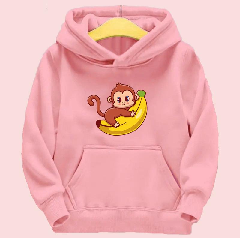 HOODIE ANAK LUCU MONKEY BANANA usia 1-10 tahun LAKI LAKI / PEREMPUAN Fashion 2