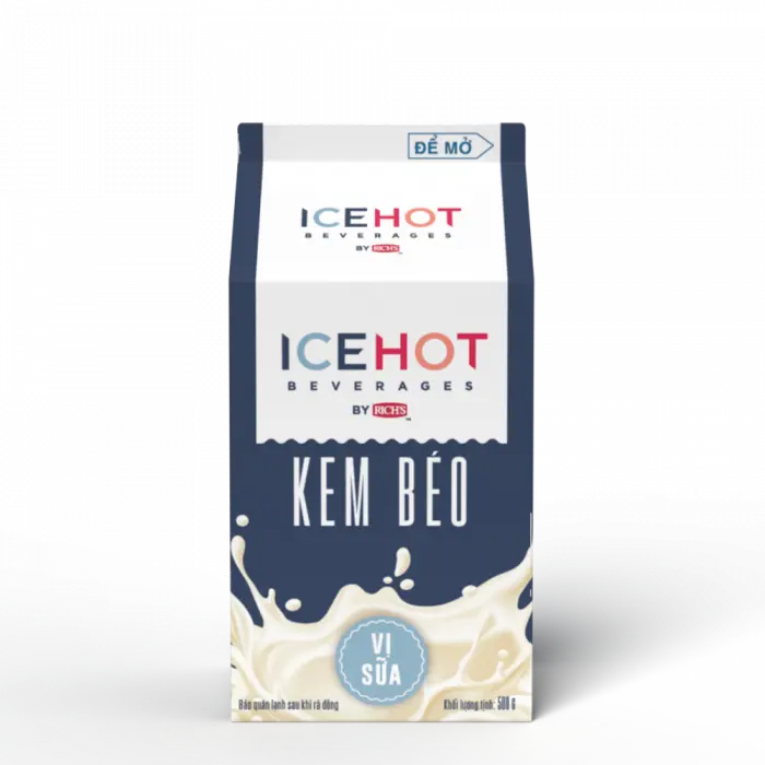 KEM BÉO THỰC VẬT RICH'S LÙN 500G - HÀNG CHÍNH HÃNG - KEM PHA CHẾ CAO CẤP 1