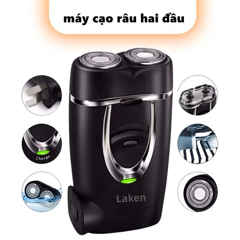 Máy cạo râu đa năng, máy cạo râu mini 2 lưỡi tự mài bền bỉ linh hoạt tiện dụng, dao cạo râu cho nam  Máy Cạo Râu Điện Cho Nam maycaoraumini maycaorauthongminh