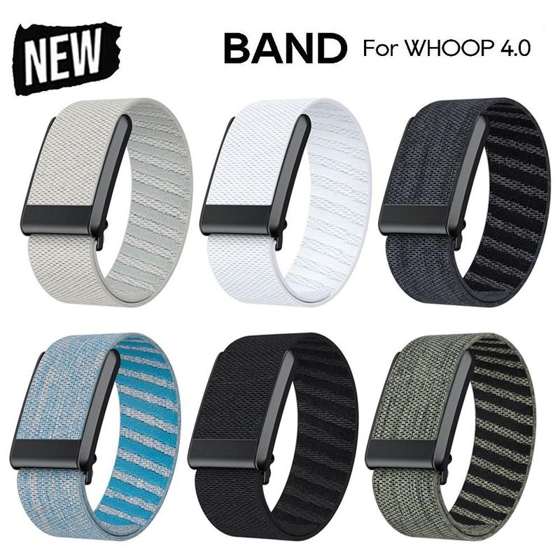 Wealthyhall Mới Nylon Dây tập thể dục Mềm Có thể điều chỉnh Dây đeo cổ tay thể thao Bảo vệ Thoáng khí Dây đeo thay thế for Whoop 4.0 Dành cho Nam Nữ