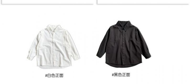 Product Introduction of Áo Sơ Mi Dài Tay Trẻ Em, Trang Phục Đẹp Trai, Áo Sơ Mi Trắng Nghệ Thuật Cho Em Bé Thời Trang, Áo Sơ Mi Đen Cho Bé Trai, Thích Hợp Cho Quần Áo Mùa Thu, Cho Bé Trai 4