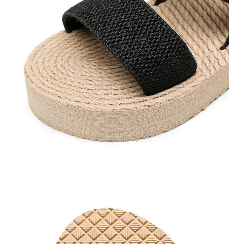 Product Introduction of 2025 Women's Outdoor Sandals Summer New Korean Style Fashionable Cross Strap Fashionable Platform Roman Shoes Sandals 21