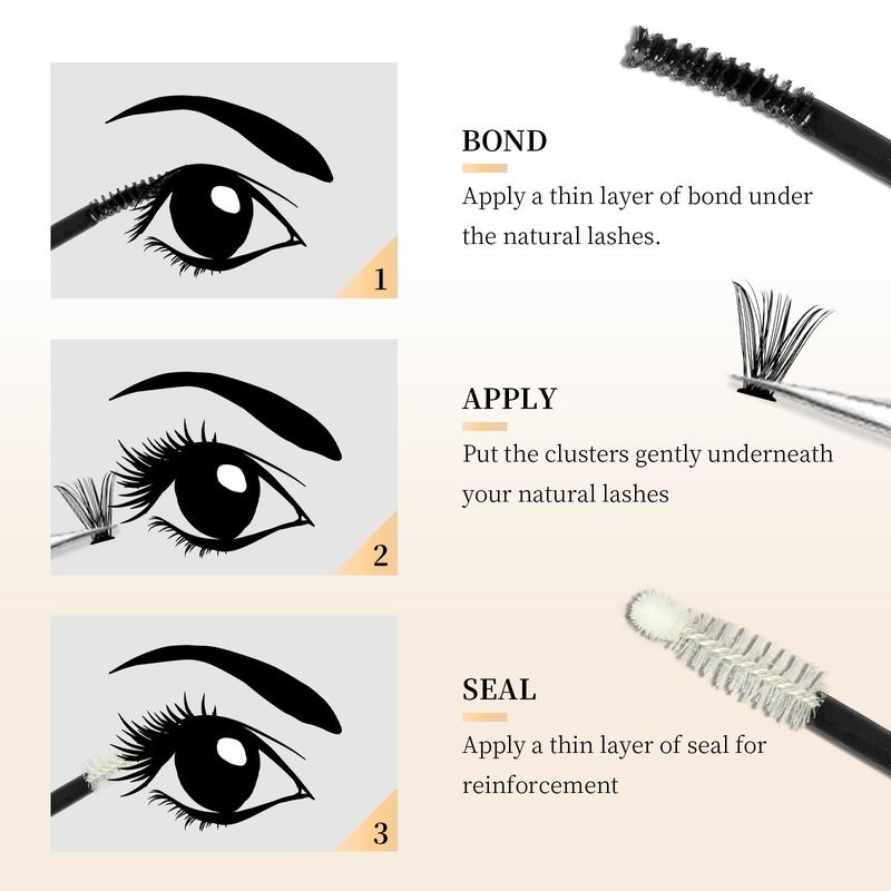 Double-ended False Eyelash Glue, 1 Count Quick Drying Self Grafting Eyelash Glue, Professional Makeup Accessories for Women,  Makeup Products 6