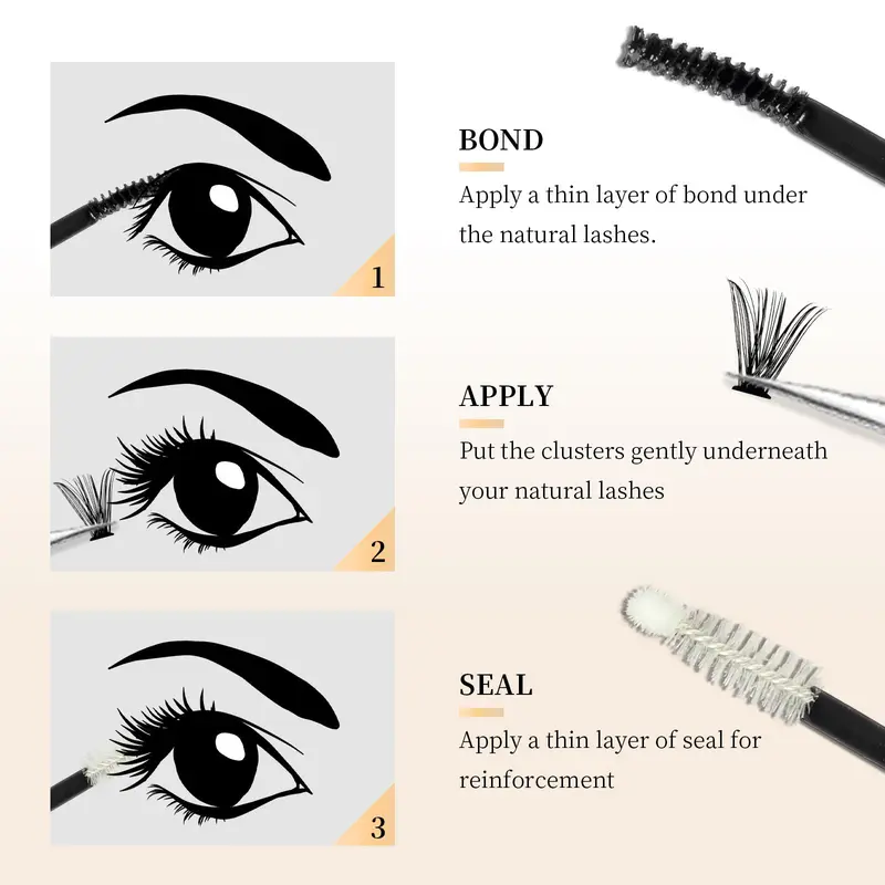 Double-ended False Eyelash Glue, 1 Count Quick Drying Self Grafting Eyelash Glue, Professional Makeup Accessories for Women, Makeup Products, Cosmetic 6