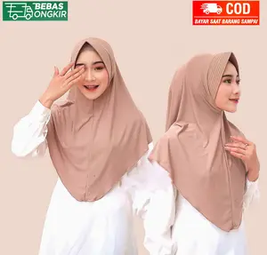 Jilbab Instan Khimar Pet Lycra Marisa Jersey Hijab Sport Jersey - Kerudung Olahraga Jersey /- Kerudung Sporty viral /- Kerudung Wanita Dewasa Muslim Nyaman Lembut Syari Bergo