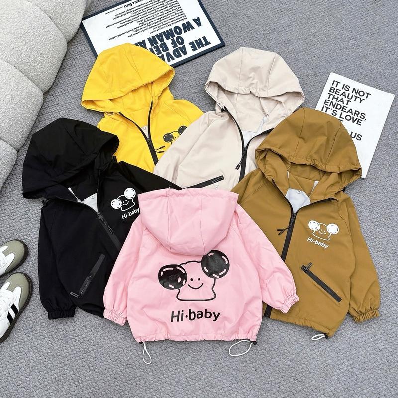 { 11-30kg } Áo khoác gió lót nỉ siêu yêu cho bé trai,bé gái phom dáng Hàn Quốc