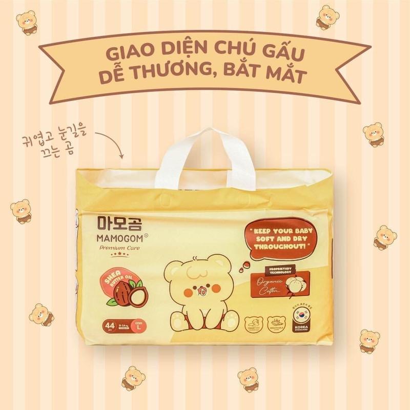 (3 tặng 1))COMBO 4 BỈM MAMOGOM PREMIUM MẪU MỚI ĐỦ SIZE CHO BÉ Voi