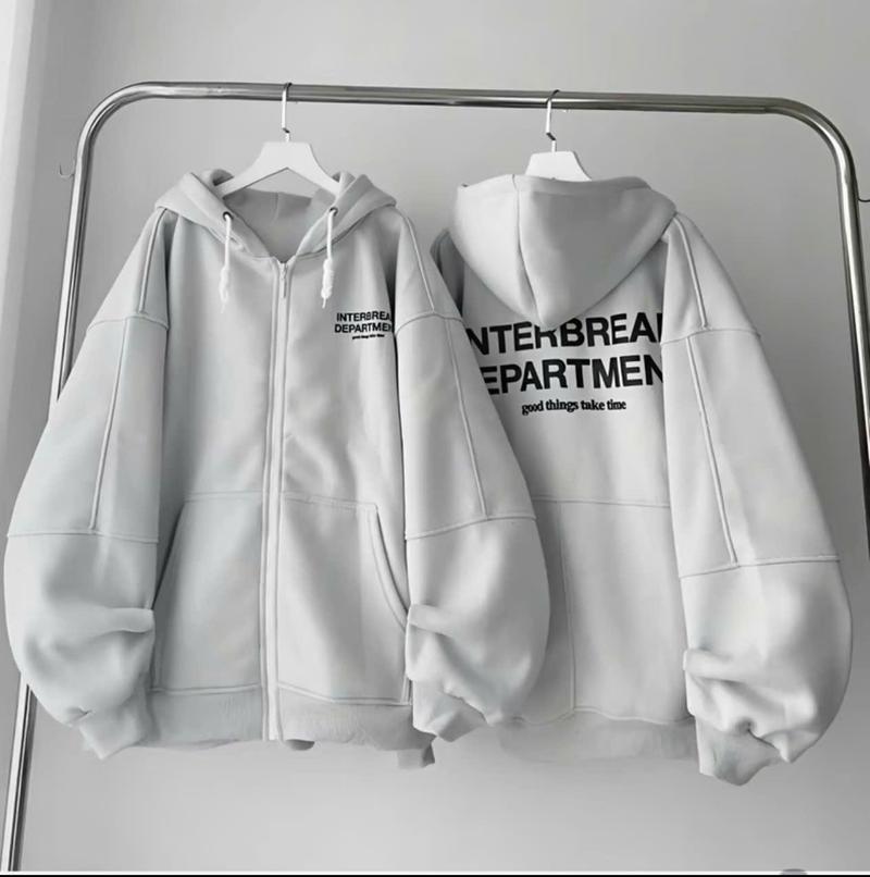 Product Introduction of Áo Khoác Nỉ Hoodie Form Rộng Tay Phồng Thời Trang Thu Đông Giữ ấm cơ thể Menswear Dài Tay 6