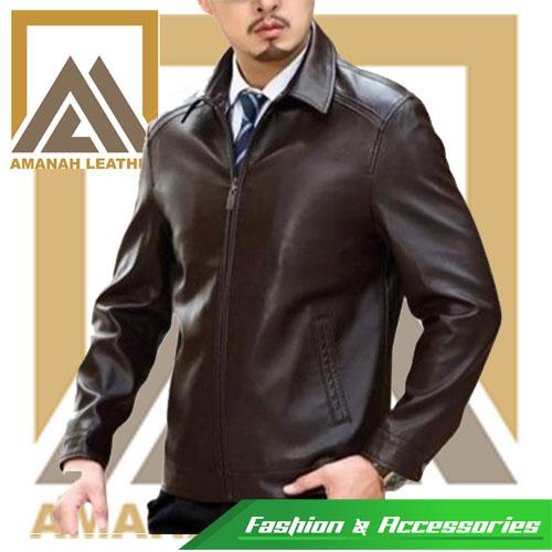 Jaket Kulit Domba Asli Garut Pria 100% original- Garansi Uang Kembali Jika Terbukti bukan asli kulit 1