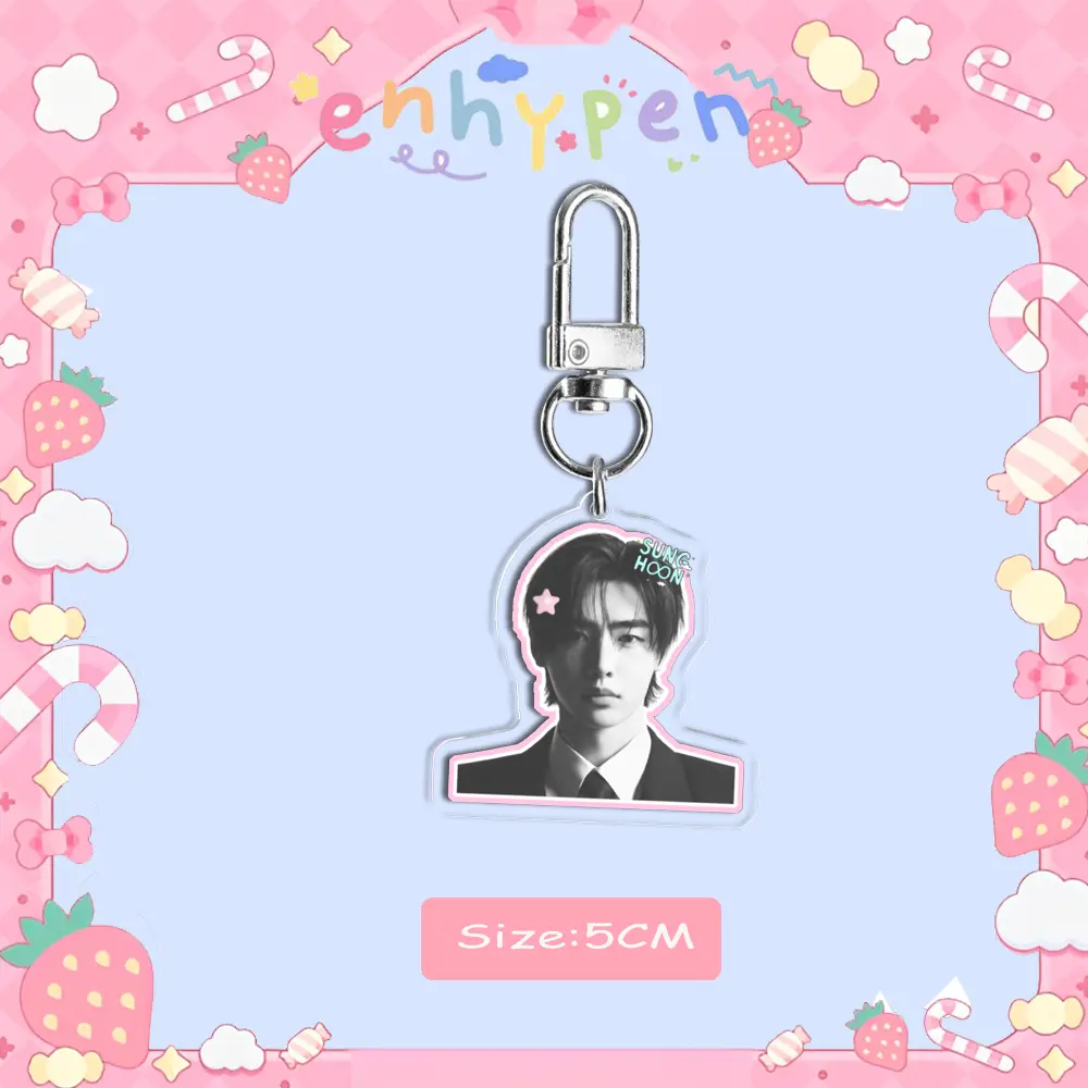かわいいK-POP ENHYPENキーホルダー マーチャング「Desire Unleashed