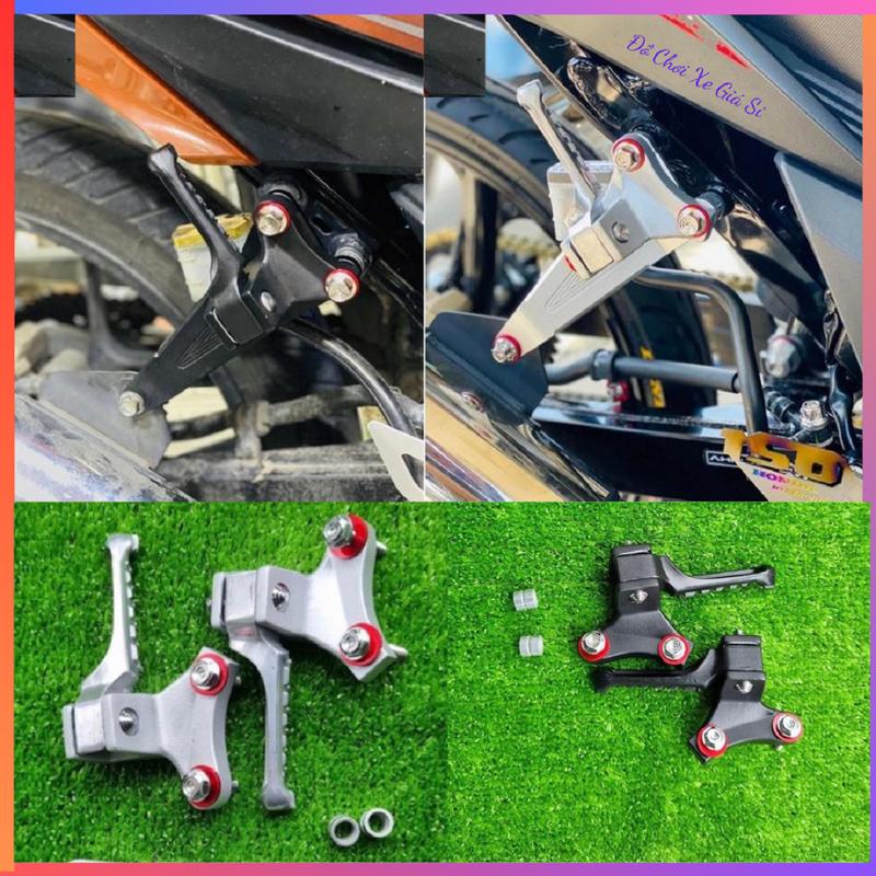 Gác Chân Malay Winner V1 Winner X Sonic Các Đời - Pát Treo Pô Nhôm CNC 8Li