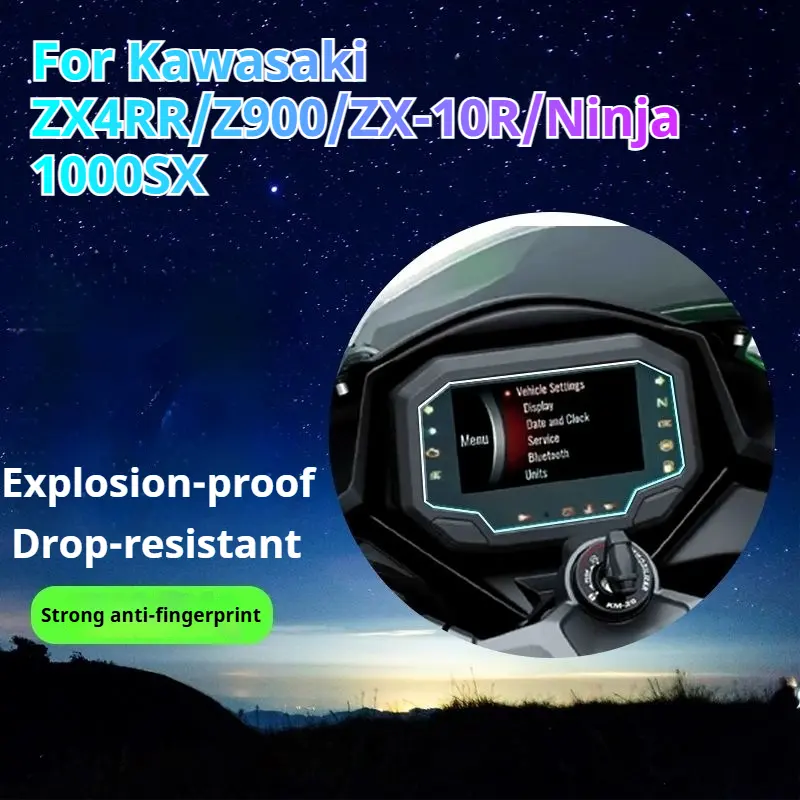 Ninjaz Screen Protector, Compatible with Kawasaki ZX4RR/Z900SE