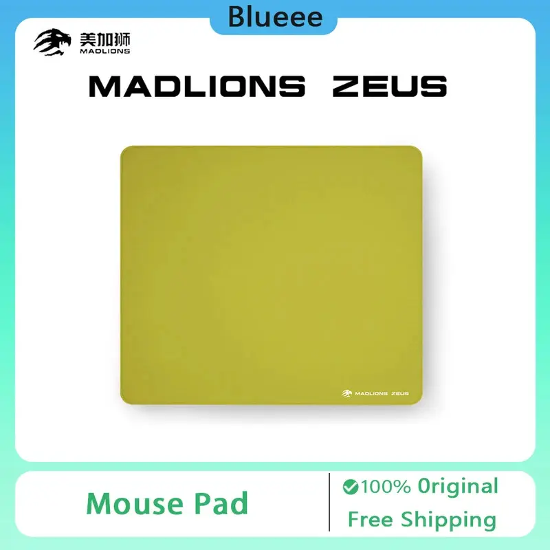 MADLIONS ZEUS XSOFT Gaming Mousepad Custom FPS Mouse Pad Mechanical Keyboard Neutral Equilibrium PC Esports Gamer Accessories mouse  pads