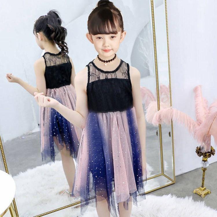 Product Introduction of 2025 Children's Spring and Summer New Dress Girls' Veil Dress Western Style Festival Cute Princess Children and Teens' Clothing Women's Pettiskirt 14