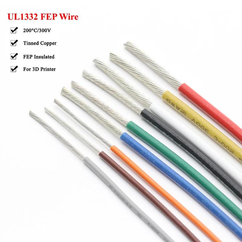 Dây PTFE, UL1332, cách điện bằng nhựa FEP, 30, 28, 26, 24, 22, 20, 18, 16, 14,…