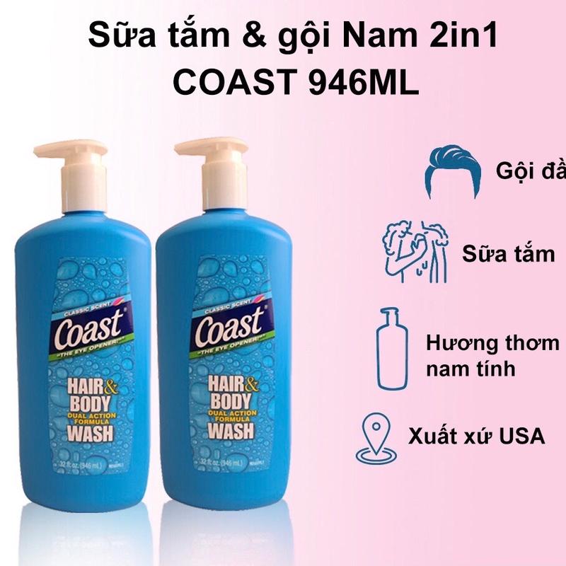Sữa Tắm Coast Classic Scent 2-in-1 946ml Của Mỹ 4