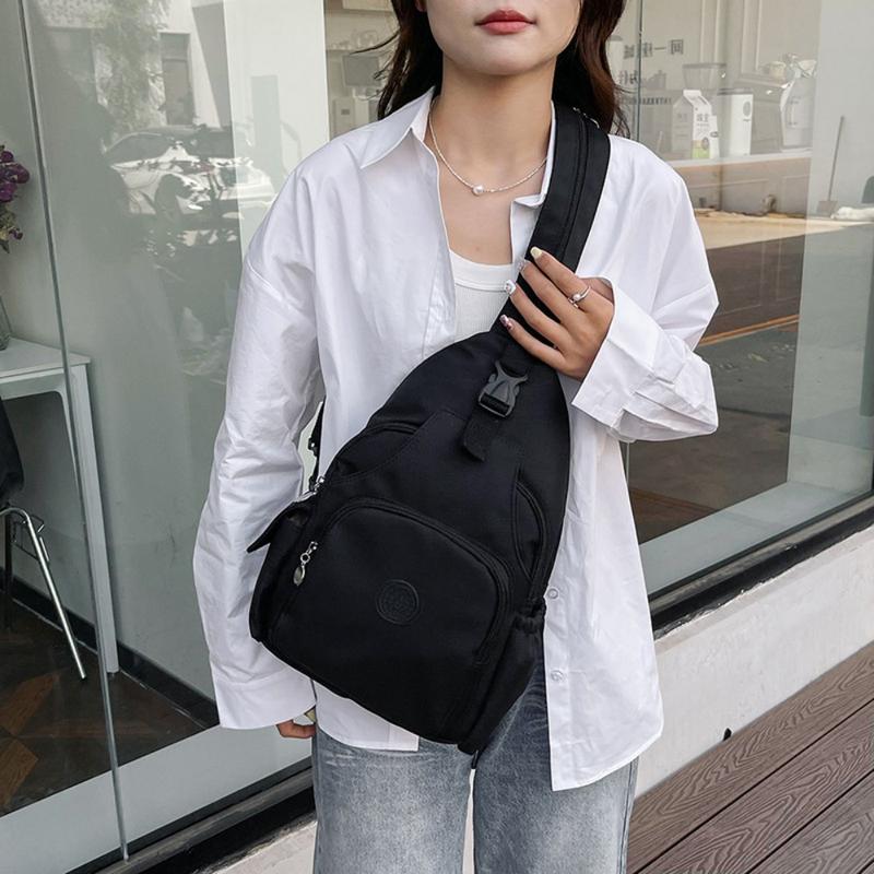 Product Introduction of THOMASLEW Knapsack Oxford Cloth Male Sling Backpack Adjustable Strap Multi Functional Outdoor Waist Bag Fashion Large Capacity Sports Walking Bag Work 12