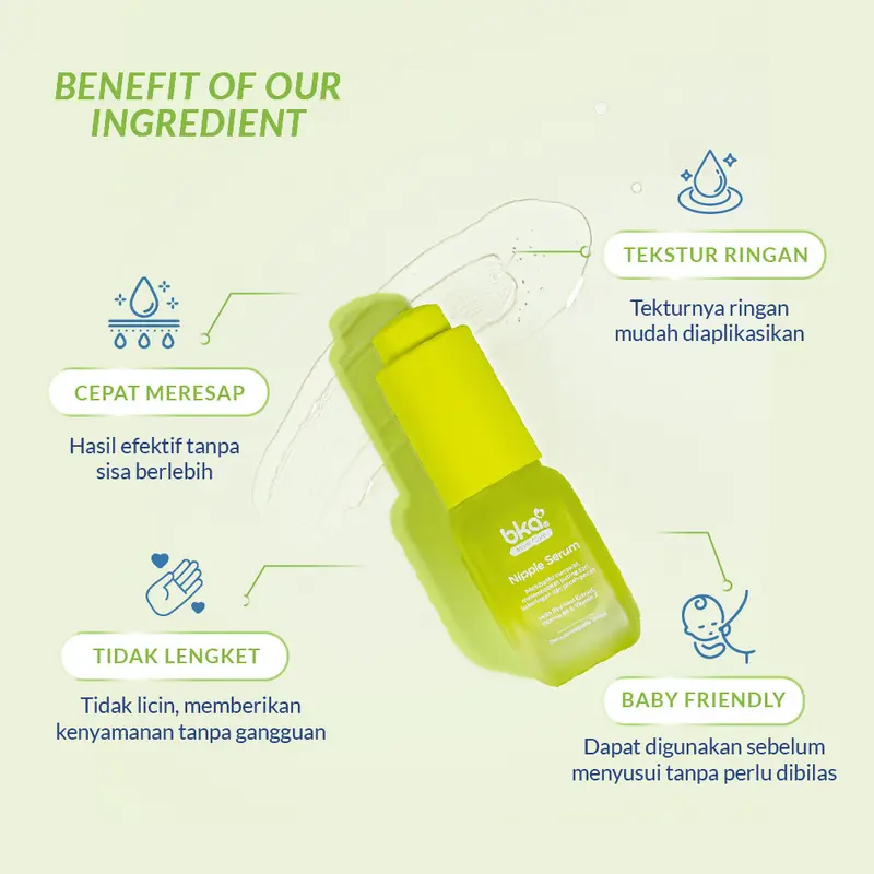 Nipple Serum BKA - Menyembuhkan dan Merawat Puting Ibu Lecet Isi 10ml 1