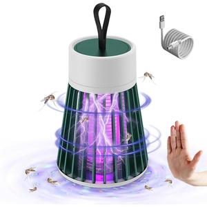 Portable Mosquito Zapper, USB Rechargeable Mosquito Killer Lamp, Household Mosquito Killer for Indoor & Outdoor Use